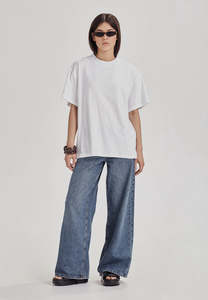 Womens Classics: WOMENS BOY TEE, WHITE