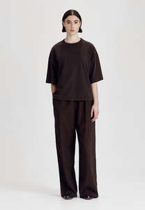 Tees Tanks Multi: HEAVY BOXY TEE, COCOA