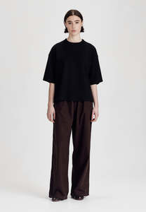 HEAVY BOXY TEE, BLACK