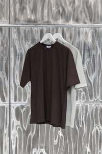 WOMENS RELAXED TEE, COCOA (available in Packs)