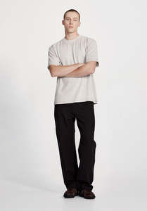 HEMP JERSEY STUDIO TEE, VINTAGE STONE