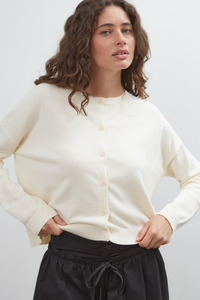 Commonplaceessentials: Dawn Cotton Cardigan - Ivory