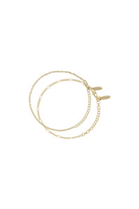 Luv Aj: LUV AJ x COMMONPLACE Classico Anklet Set