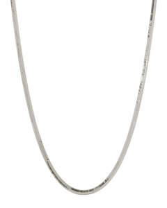 Luv Aj: The Classique Herringbone Chain - Silver