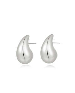 Gia Hoops - Silver