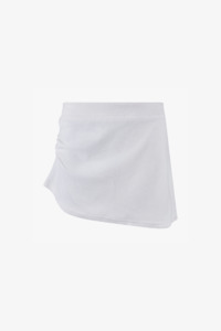 Ss24 Classico: Terry Skirt - White