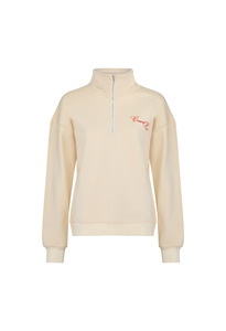 Aw25 Chroma: C.Place 1/4 Zip - Oat