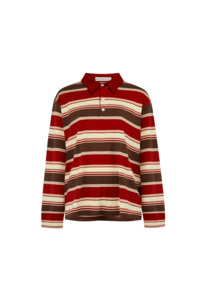 Aw25 Chroma: Nev Vintage Polo - Maroon