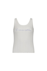 Riviera Pointelle Tank - Cream