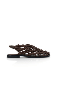 Footwear: Fisherman Sandal - Brown