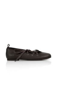 Footwear: Lacey Ballet Flat - Choc