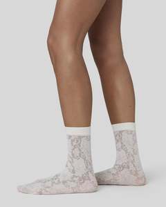 Lily Lace Socks - Ivory