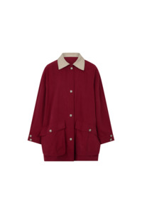 Warehousesale: Down the Line Jacket - Maroon