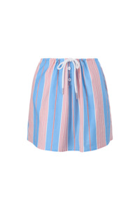 Nostalgia Gardening Ss25: Eastern Skirt - Baby Blue/Pink