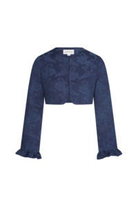 Commonplaceessentials: Esme Jacquard Bolero - Navy