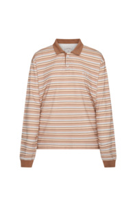 Common Polo - Muted Sunset Stripe