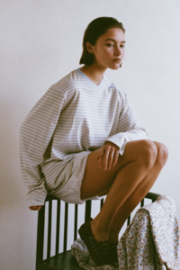 Commonplaceessentials: Wave LS Tee - Wave Stripe