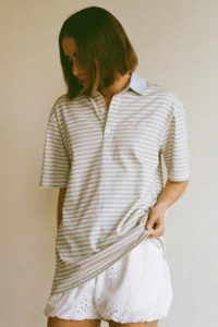 Wave SS Polo - Wave Stripe