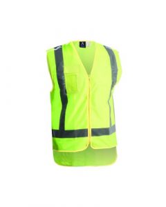 Unisex Fluoro Yellow Hi Vis Vest