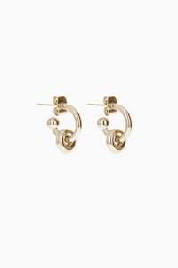 Justine Clenquet: Ethan Earrings | Gold
