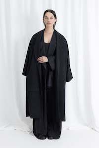 James Brown: Over Coat | Black