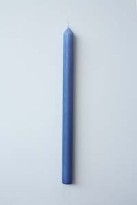 National Candles: Household Taper Candle | Periwinkle