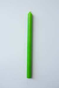 Household Taper Candle | Lime
