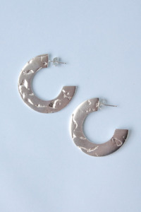 Products: Alix Hoops | Silver