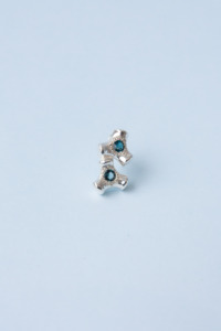 Products: Double Knuckle Stud | London Topaz