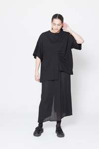 Pine Week: Contrast Tee | Black Knit