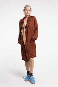 New Lands: Casey Coat | Cinnamon/Honey