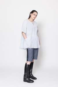 Panic Tee | White Stripe