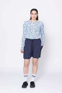 Persona Shorts | Navy Stripe