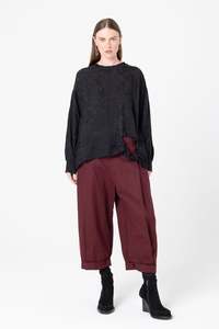 Tangle Sweater | Black Jacquard