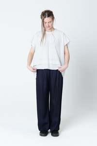 Products: Fold Tank | Ivory Stripe