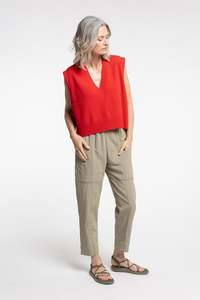 Knitwear: Vinnie Vest | Lava