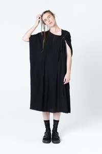 Pinch Tunic | Black Seersucker