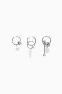 Palmer Earrings Set | Palladium