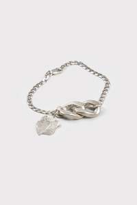 Cherish Engraved: Link Bracelet | Silver