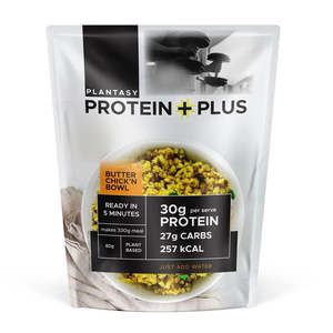 Grocery: Plantasy Foods - Protein Plus Butter Chick'n Bowl