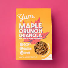 Grocery Cereal: Yum Maple Crunch Granola 350g