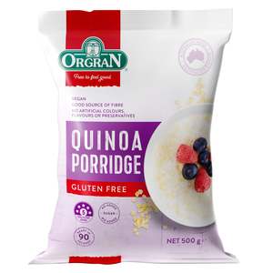 Grocery Cereal: Orgran Quinoa Porridge 500g