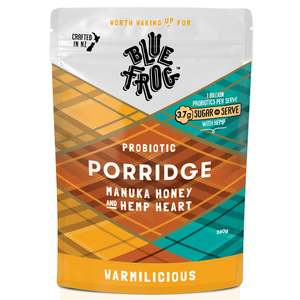 Blue Frog Probiotic Porridge - Manuka Honey & Hemp Heart 360g