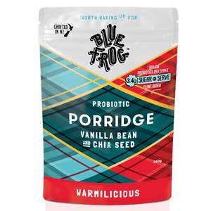 Grocery Cereal: Blue Frog Vanilla & Chia Porridge 360g