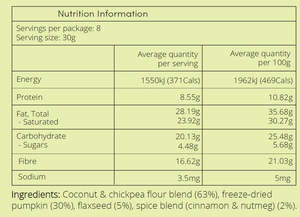 Grocery Cereal: Dr Julie's Kitchen - Baby Porridge with Pumpkin 60g