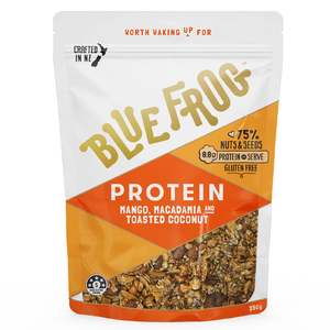 Grocery Cereal: Blue Frog Protein Mango Macadamia 350g