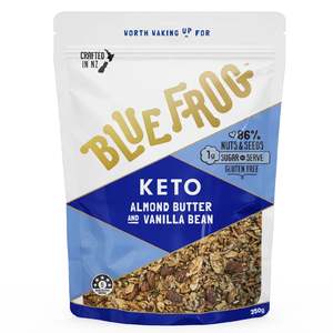 Grocery Cereal: Blue Frog Keto Almond Butter & Vanilla Bean 350g