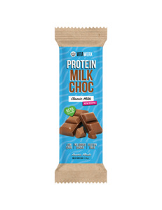 Grocery Chocolate: Vitawerx Protein Milk Choc Bar 35g