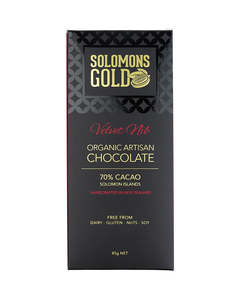 Grocery Chocolate: Solomons Gold Dark Velvet Nib 70% 85g