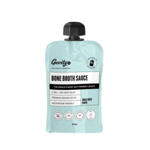 Grocery Condiments: Gevity - Bone Broth Great Guts Mayo pouch 200mL